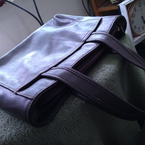 Liz Claborne soft brow leather purse bag - Picture 10 of 10